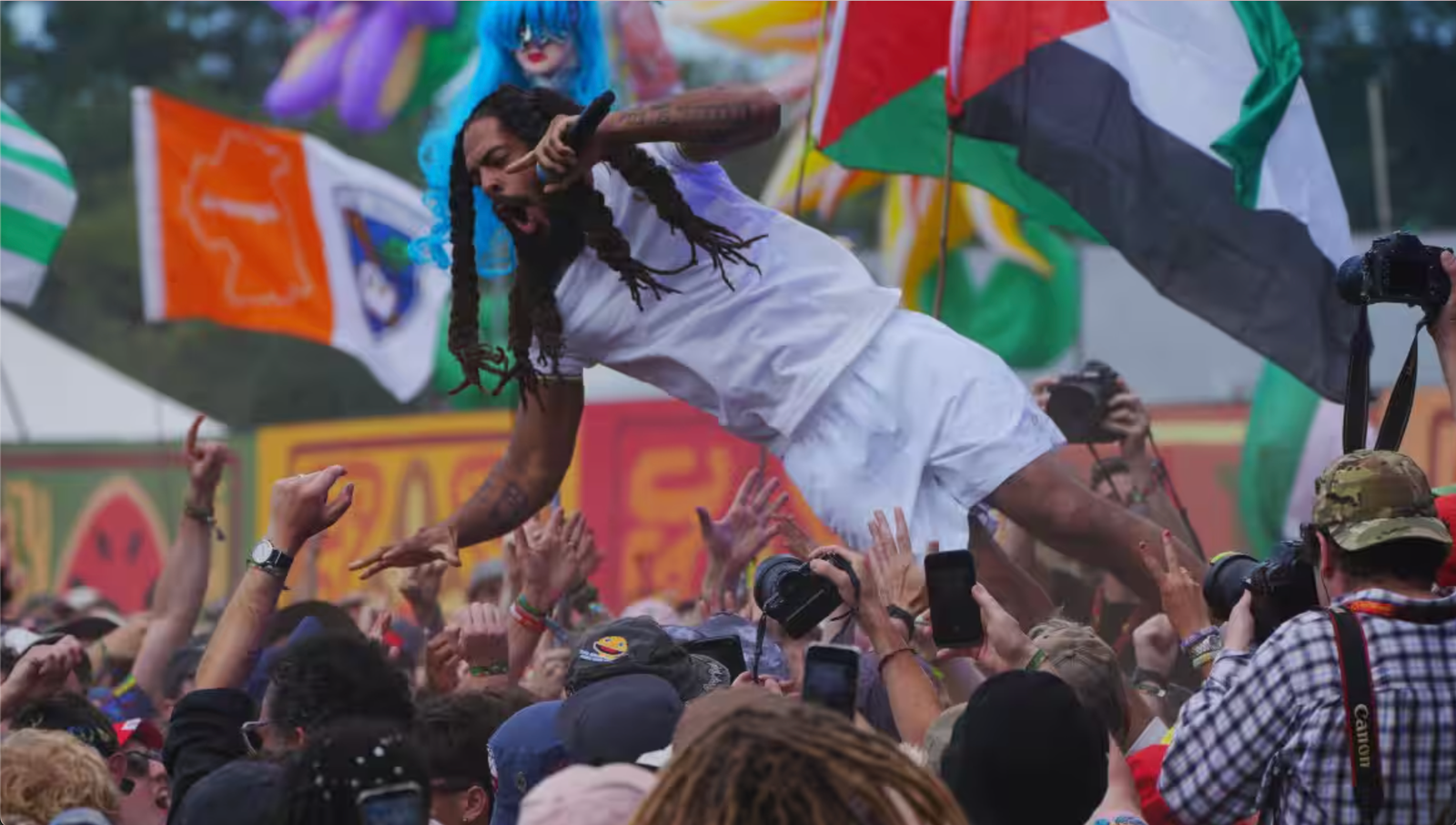 Bob Vylan Dropped From Festivals After Glastonbury Chant Sparks International Backlash Palestine Gaza US Visa Europe Tour Cancel